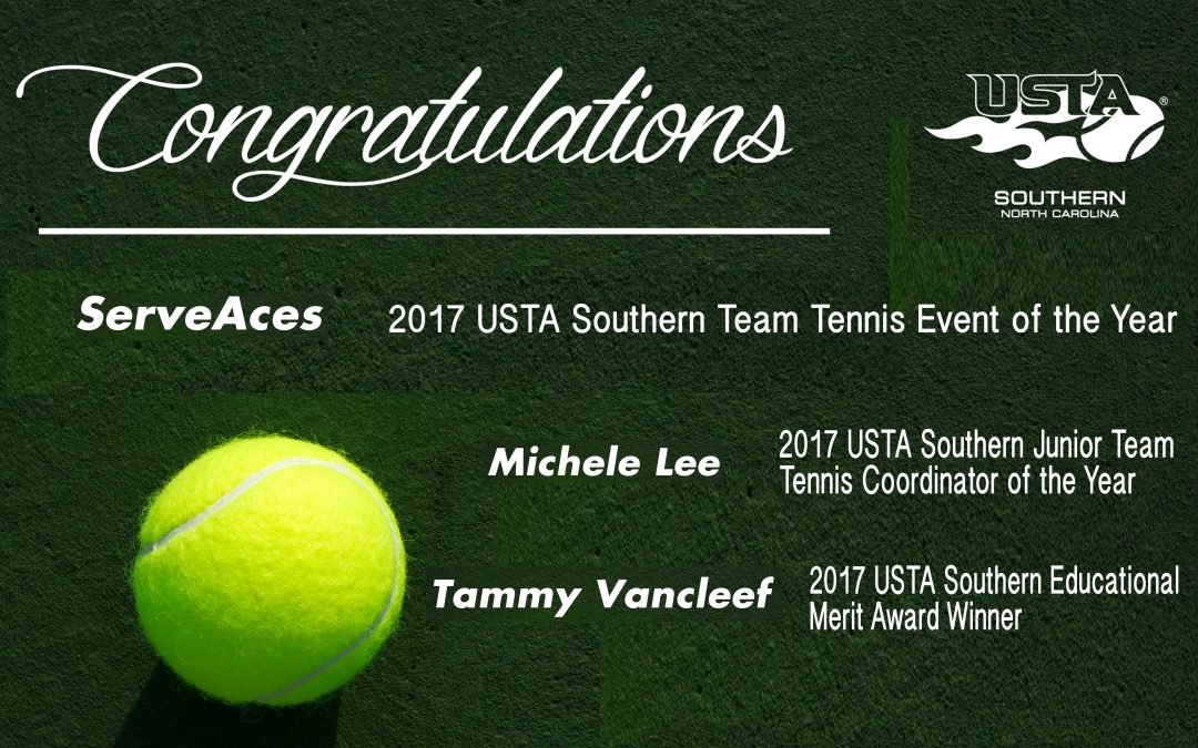 LNTA receives numerous USTA Southern Regional Awards!
